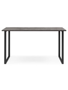 Стол кухонный деревянный «Лиман», 1400×800×750 мм, цвет бетон светлый/чёрный матовый  (артикул 10998157)  большой выбор товаров оптом и в розницу по низким ценам с доставкой