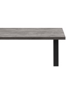 Стол кухонный деревянный «Лиман», 1400×800×750 мм, цвет бетон светлый/чёрный матовый  (артикул 10998157)  большой выбор товаров оптом и в розницу по низким ценам с доставкой