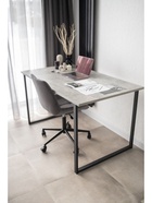 Стол кухонный деревянный «Лиман», 1400×800×750 мм, цвет бетон светлый/чёрный матовый  (артикул 10998157)  большой выбор товаров оптом и в розницу по низким ценам с доставкой