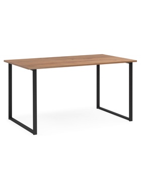 дуб крафт золотой / черный матовый