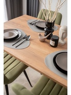 Стол кухонный деревянный «Лиман», 1400×800×750 мм, цвет дуб крафт золотой/чёрный матовый  (артикул 10998158)  большой выбор товаров оптом и в розницу по низким ценам с доставкой