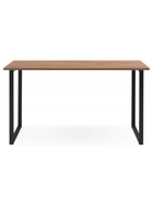 Стол кухонный деревянный «Лиман», 1400×800×750 мм, цвет дуб крафт золотой/чёрный матовый  (артикул 10998158)  большой выбор товаров оптом и в розницу по низким ценам с доставкой