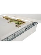 Стол кухонный деревянный раздвижной «Лорд», 1100(1600)×1100×790 мм, цвет молочный/патина золото  (артикул 10998161)  большой выбор товаров оптом и в розницу по низким ценам с доставкой