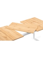 Стол кухонный деревянный раздвижной «Лота Лофт», 1200(1600)×750×750 мм, цвет дуб крафт золотой/белый матовый  (артикул 10998162)  большой выбор товаров оптом и в розницу по низким ценам с доставкой