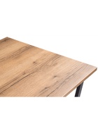 Стол кухонный деревянный «Лота Лофт», 1400×800×750 мм, цвет дуб крафт табачный/чёрный матовый  (артикул 10998163)  большой выбор товаров оптом и в розницу по низким ценам с доставкой