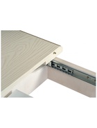 Стол кухонный деревянный раздвижной «Маранта», 1800(2400)×1050×780 мм, цвет слоновая кость  (артикул 10998164)  большой выбор товаров оптом и в розницу по низким ценам с доставкой