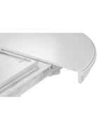 Стол кухонный деревянный раздвижной «Нозеан», 1200(1600)×1200×760 мм, цвет белый/серебро  (артикул 10998166)  большой выбор товаров оптом и в розницу по низким ценам с доставкой