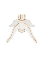 Стол кухонный деревянный раздвижной «Павия», 900(1200)×900×800 мм, цвет молочный/патина золото  (артикул 10998171)  большой выбор товаров оптом и в розницу по низким ценам с доставкой