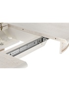 Стол кухонный деревянный раздвижной «Павия», 900(1200)×900×800 мм, цвет молочный/патина золото  (артикул 10998171)  большой выбор товаров оптом и в розницу по низким ценам с доставкой