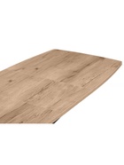 Стол кухонный деревянный раздвижной «Палу», 1300(1700)×800×750 мм, цвет дуб веллингтон/чёрный  (артикул 10998172)  большой выбор товаров оптом и в розницу по низким ценам с доставкой