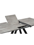 Стол кухонный деревянный раздвижной «Райн», 1160(1600)×770×770 мм, цвет цемент/чёрный  (артикул 10998176)  большой выбор товаров оптом и в розницу по низким ценам с доставкой