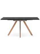 Стол кухонный деревянный раздвижной «Райн 32», 1160(1600)×770×770 мм, цвет малави/медь  (артикул 10998178)  большой выбор товаров оптом и в розницу по низким ценам с доставкой