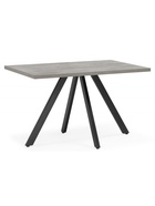 Стол кухонный деревянный раздвижной «Райн 32», 1160(1600)×770×770 мм, цвет цемент/чёрный  (артикул 10998181)  большой выбор товаров оптом и в розницу по низким ценам с доставкой