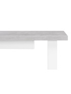 Стол кухонный деревянный раздвижной «Лота Лофт», 1200(1600)×750×750 мм, цвет бетон светлый/белый матовый - Фото 12