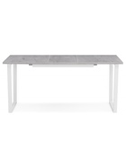 Стол кухонный деревянный раздвижной «Лота Лофт», 1200(1600)×750×750 мм, цвет бетон светлый/белый матовый - Фото 5