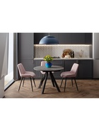 Стол кухонный деревянный раздвижной «Трейси», 900(1200)×900×750 мм, цвет бетон/чёрный  (артикул 10998186)  большой выбор товаров оптом и в розницу по низким ценам с доставкой