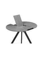 Стол кухонный деревянный раздвижной «Трейси», 900(1200)×900×750 мм, цвет бетон/чёрный  (артикул 10998186)  большой выбор товаров оптом и в розницу по низким ценам с доставкой