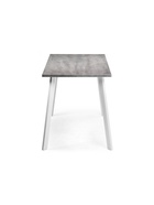 Стол кухонный деревянный «Тринити Лофт», 1400×800×760 мм, цвет бетон светлый/белый матовый  (артикул 10998189)  большой выбор товаров оптом и в розницу по низким ценам с доставкой