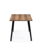 Стол кухонный деревянный «Тринити Лофт», 1400×800×760 мм, цвет дуб крафт табачный/чёрный матовый  (артикул 10998192)  большой выбор товаров оптом и в розницу по низким ценам с доставкой