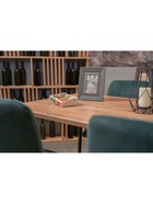 Стол кухонный деревянный «Тринити Лофт», 1400×800×760 мм, цвет дуб крафт табачный/чёрный матовый  (артикул 10998192)  большой выбор товаров оптом и в розницу по низким ценам с доставкой