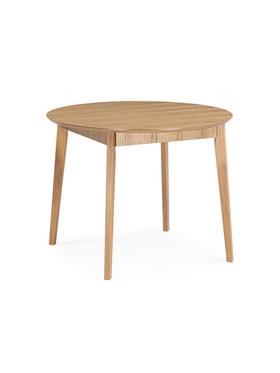 Стол кухонный деревянный раздвижной «Форли», 1000(1300)×1000×765 мм, цвет светлое дерево