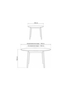 Стол кухонный деревянный раздвижной «Форли», 1000(1300)×1000×765 мм, цвет светлое дерево - Фото 2