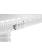 Стол кухонный деревянный овальный раздвижной «Эвклаз», 1600(2000)×900×770 мм, цвет белый  (артикул 10998199)  большой выбор товаров оптом и в розницу по низким ценам с доставкой