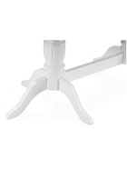 Стол кухонный деревянный овальный раздвижной «Эвклаз», 1600(2000)×900×770 мм, цвет белый  (артикул 10998199)  большой выбор товаров оптом и в розницу по низким ценам с доставкой