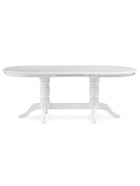 Стол кухонный деревянный овальный раздвижной «Эвклаз», 1600(2000)×900×770 мм, цвет белый  (артикул 10998199)  большой выбор товаров оптом и в розницу по низким ценам с доставкой