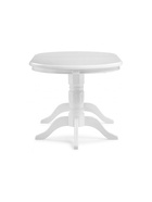 Стол кухонный деревянный овальный раздвижной «Эвклаз», 1600(2000)×900×770 мм, цвет белый  (артикул 10998199)  большой выбор товаров оптом и в розницу по низким ценам с доставкой