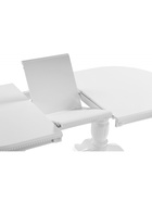 Стол кухонный деревянный овальный раздвижной «Эвклаз», 1600(2000)×900×770 мм, цвет белый  (артикул 10998199)  большой выбор товаров оптом и в розницу по низким ценам с доставкой