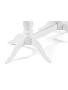 Стол кухонный деревянный овальный раздвижной «Эритрин», 1400(1800)×800×770 мм, цвет белый  (артикул 10998202)  большой выбор товаров оптом и в розницу по низким ценам с доставкой