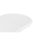 Стол кухонный деревянный овальный раздвижной «Эритрин», 1400(1800)×800×770 мм, цвет белый  (артикул 10998202)  большой выбор товаров оптом и в розницу по низким ценам с доставкой