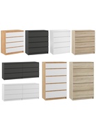 Комод напольный «Мадера К4М ЛДСП», 800×420×1000 мм, цвет графит новый  (артикул 10998212)  большой выбор товаров оптом и в розницу по низким ценам с доставкой