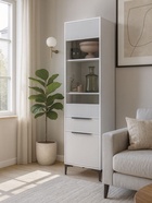 Стеллаж «Иадама», 550×400×1960 мм, цвет белый/белый глянец - Фото 9