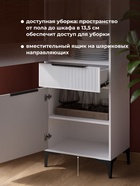 Стеллаж «Иадама», 550×400×1960 мм, цвет белый/белый глянец - Фото 7