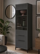 Стеллаж «Иадама», 550×400×1960 мм, цвет графит/графит софт - Фото 8