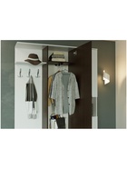 Прихожая «Бертра», 1400×384×2090 мм, цвет венге / белый - Фото 2