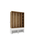 Прихожая «Роут», 1200×370×1856 мм, цвет белый / дуб вотан - Фото 2