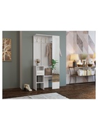 Прихожая «Рогес», 850×338×1850 мм, цвет анкор светлый  (артикул 10998246)  большой выбор товаров оптом и в розницу по низким ценам с доставкой