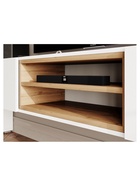 Тумба под ТВ «Лонгфорд»,  2000×370×300 мм, цвет белый/дуб вотан  (артикул 10998253)  большой выбор товаров оптом и в розницу по низким ценам с доставкой