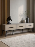 Тумба под ТВ «Орсиэль», 1650×450×440 мм, цвет кашемир  (артикул 10998257)  большой выбор товаров оптом и в розницу по низким ценам с доставкой