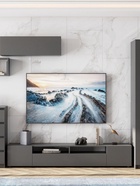 Тумба под ТВ «Сибити», 2000×350×360 мм, цвет графит серый  (артикул 10998259)  большой выбор товаров оптом и в розницу по низким ценам с доставкой