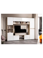 Тумба под ТВ «Алетра ТБ01», 1600×324×450 мм, цвет дуб крафт серый/белый глянцевый - Фото 5