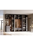 Шкаф навесной «Роут 3», 402×440×324 мм, цвет венге/графит софт  (артикул 10998278)  большой выбор товаров оптом и в розницу по низким ценам с доставкой