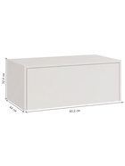 Шкаф навесной «Роут 4», 802×440×324 мм, цвет кашемир  (артикул 10998283)  большой выбор товаров оптом и в розницу по низким ценам с доставкой