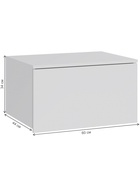 Шкаф навесной «Роут малый», 600×440×340 мм, цвет белый  (артикул 10998287)  большой выбор товаров оптом и в розницу по низким ценам с доставкой