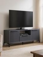 Тумба под ТВ «Иадама», 1350×410×570 мм, цвет графит/графит софт - Фото 8