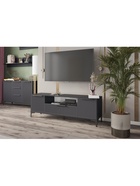 Тумба под ТВ «Иадама», 1650×400×570 мм, цвет графит/графит софт - Фото 10