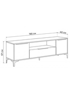 Тумба под ТВ «Иадама», 1650×400×570 мм, цвет кашемир - Фото 2